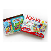 Навчальні пазли Вивчаємо форми.IQ-club для малюків 13203007 6 карт у наборі