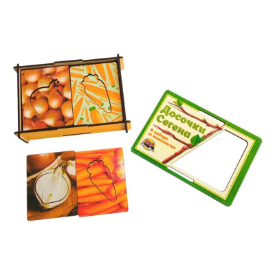 Деревяні Дощечки Сегена "Овочі" Ubumblebees (ПСФ036) PSF036 з візерунками