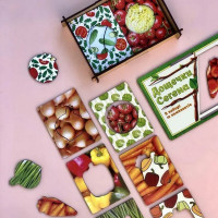 Деревяні Дощечки Сегена "Овочі" Ubumblebees (ПСФ036) PSF036 з візерунками