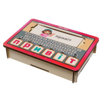 Планшет для дівчаток "Збери слово за картинкою" Ubumblebees (ПСД199-УКР) PSD199-UKR українською мовою