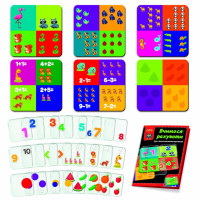 Гра розвиваюча "Вчимося рахувати" VТ1302-29 з пластиковими картками
