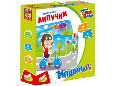 Дитяча настільна гра "Вжик-вжик Липучки" VT1302-21 від 3 років