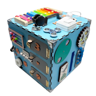 Розвиваюча іграшка Бізікуб TG200143 30х30х30 см Розвиваюча іграшка Бізікуб TG200143 30х30х30 см