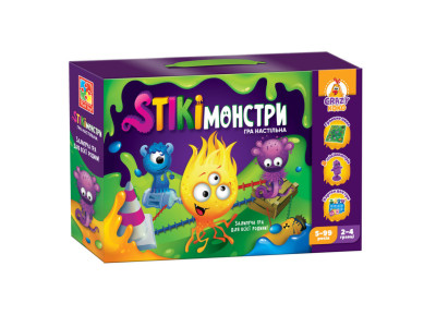 Настільна гра "Стікімонстри" Vladi Toys VT8055-35 (укр)