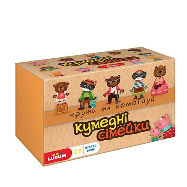 Настільна Гра "Кумедні сімейки" Ludum LD1049-56 Настільна Гра "Кумедні сімейки" Ludum LD1049-56