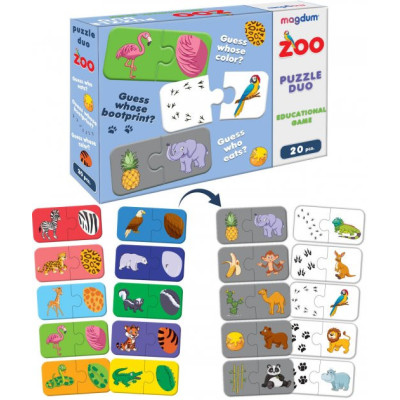 Гра настільна розвиваюча Парочки Зоопарк ME5032-11 EN