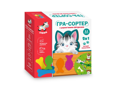 Гра-сортер "Нагодуй пушистиків" ZB2002-07 Vladi Toys (укр)