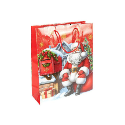 Пакет подарунковий "Новий Рік" 2579-1 розмір 18х215х8 см Пакет подарунковий "Новий Рік" 2579-1 розмір 18х215х8 см
