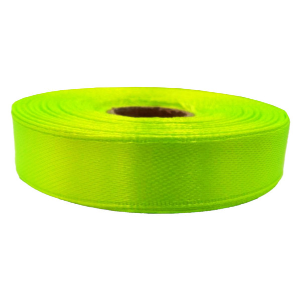 Атласна стрічка "Лимонний Неон" Bambi АБ-623 ширина 12 см довжина 23 метри Атласна стрічка "Лимонний Неон" Bambi АБ-623 ширина 12 см довжина 23 метри