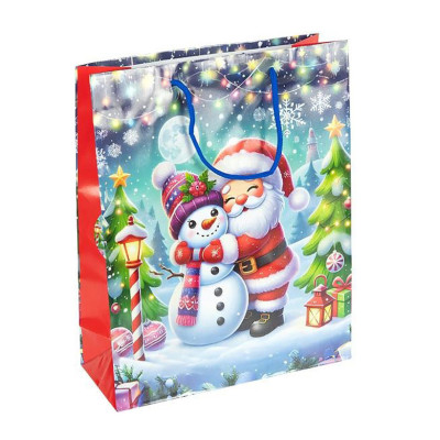 Пакет подарунковий "Новий Рік" 2576-1-3 розмір 18х215х8 см Пакет подарунковий "Новий Рік" 2576-1-3 розмір 18х215х8 см