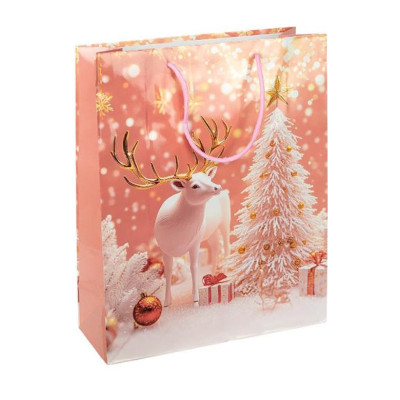 Пакет подарунковий "Новий Рік" 2580-1 розмір 18х215х8 см