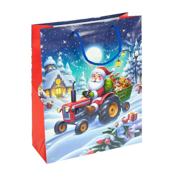 Пакет подарунковий "Новий Рік" 2576-1-2 розмір 18х215х8 см Пакет подарунковий "Новий Рік" 2576-1-2 розмір 18х215х8 см