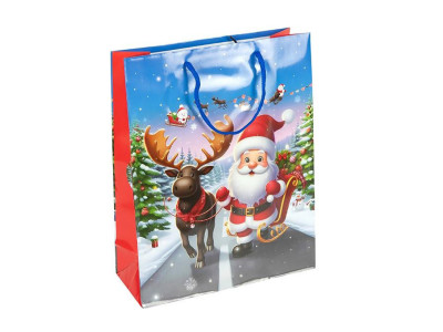 Пакет подарунковий "Новий Рік" 2576-1-1 розмір 18х215х8 см Пакет подарунковий "Новий Рік" 2576-1-1 розмір 18х215х8 см