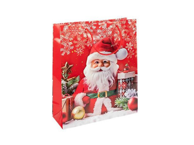 Пакет подарунковий "Новий Рік" 2565-2-2 розмір 26х32х10 см