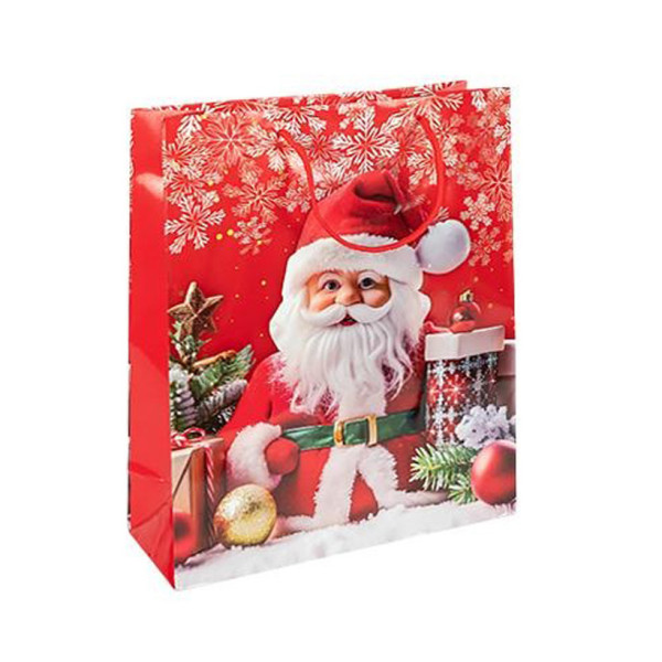 Пакет подарунковий "Новий Рік" 2565-2-2 розмір 26х32х10 см