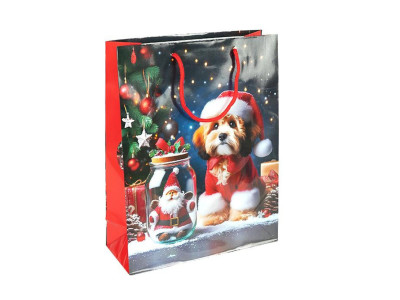 Пакет подарунковий "Новий Рік" 2577-2 розмір 18х215х8 см