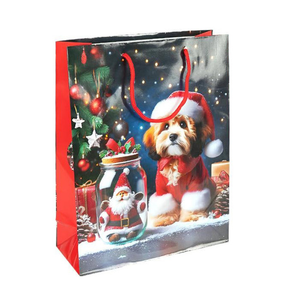 Пакет подарунковий "Новий Рік" 2577-2 розмір 18х215х8 см