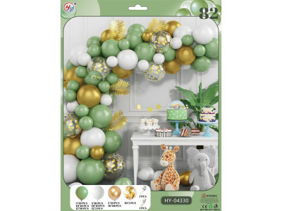 Набір повітряних куль для створення фотозони-арки HY-04330 82 штуки