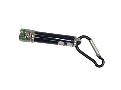 Дитячий Ліхтарик-брелок MK 4270 лазерна указка розмір 7 см Чорний