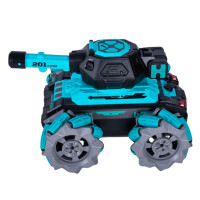 Танк на радіокеруванні KT907A(Turquoise) стріляє гелем звук світло