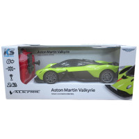 Автомобіль на радіокеруванні Aston Martin Valkyrie KS DRIVE 250GAVGG 1:24 зелений Автомобіль на радіокеруванні Aston Martin Valkyrie KS DRIVE 250GAVGG 1:24 зелений