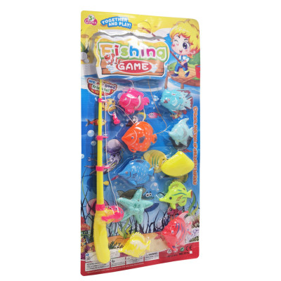 Дитячий ігровий набір Рибалка на магніті 3016(Yellow) 1 вудка 10 рибок