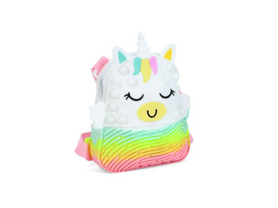 Дитяча сумочка-рюкзачок "Єдиноріг" 9882(White) розмір 20 см