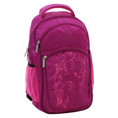 Шкільний рюкзак "Лік" Bagland 4618134 малиновий об'єм 21 л
