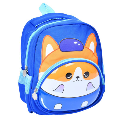 Рюкзак дитячий T2612(Blue) 1 зовнішня кишеня застібка-блискавка