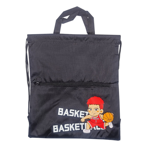 Дитяча сумка для взуття "Basketball" 2-54-3(Black) 40 x 35 см Дитяча сумка для взуття "Basketball" 2-54-3(Black) 40 x 35 см