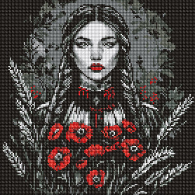 Алмазна мозаїка "Жіноча сила" AMO8223 40х40 см