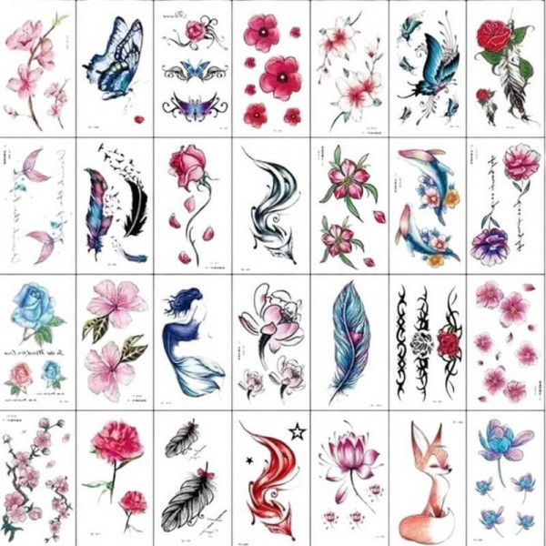 Набір дитячих тимчасових татуювань "Кольорові міні №1" color-tattoo-mini-set-30 Набір дитячих тимчасових татуювань "Кольорові міні №1" color-tattoo-mini-set-30