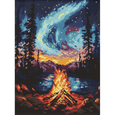 Алмазна мозаїка "Північне сяйво" ©art_selena_ua AMO8133 30х40 см