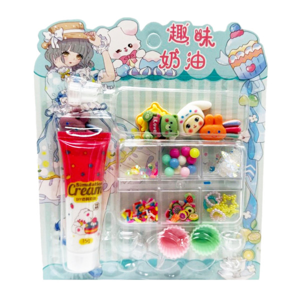 Дитячий набір для творчості FG240408064A солодощі клей мішура формочки Дитячий набір для творчості FG240408064A солодощі клей мішура формочки