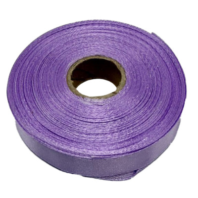 Атласна стрічка для рукоділля АБ-622 12 см х 23 м фіалкова