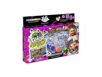 Пенал розмальовка "My color Clutch" Danko Toys CCL-01-01U Сови
