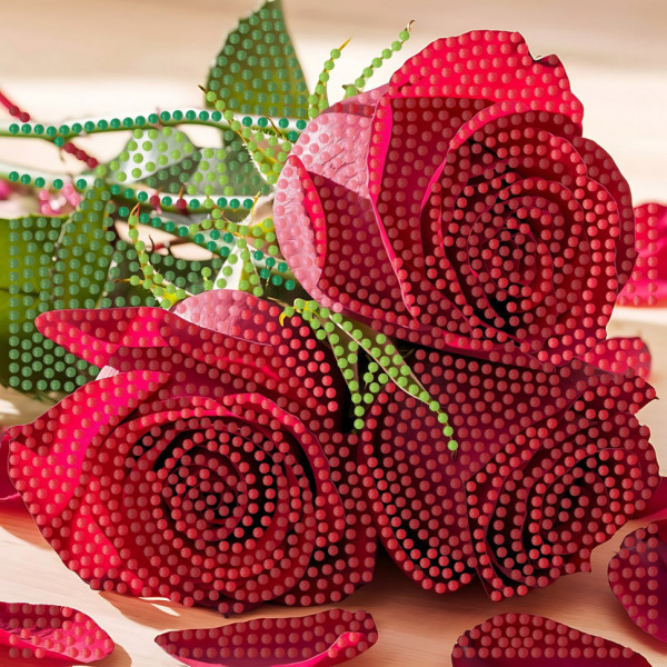 Алмазна мозаїка "Троянди" ZAV1818-16 18х18 см