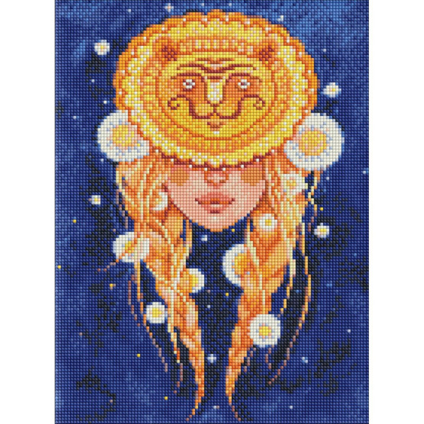 Алмазна мозаїка "Лев" ©lesya_nedzelska_art AMO7566 Ідейка 30х40 см