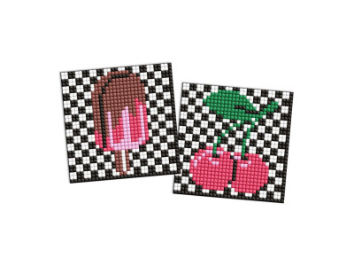 Алмазна мозаїка "LOL Surprise! Вишні і морозиво" AMG1109 на самоклеючій основі 9x9 см