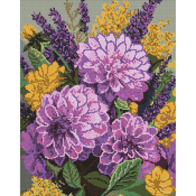 Алмазна мозаїка "Фіолетовий танок" ©art_selena_ua AMO20057 40х50 см