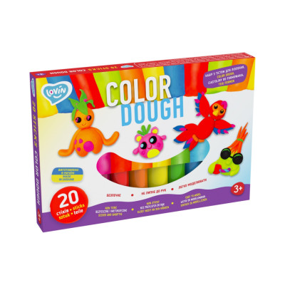 Набір для ліплення з тістом Color Dough 41204 20 стиків