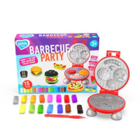 Набір для креативної творчості з тістом "Barbecue Party" TM Lovin 41194 15 кольорів Набір для креативної творчості з тістом "Barbecue Party" TM Lovin 41194 15 кольорів