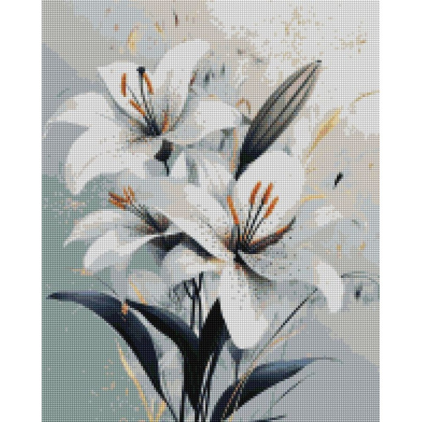 Алмазна мозаїка "Ніжна лілія" DBS1258 40х50 см Алмазна мозаїка "Ніжна лілія" DBS1258 40х50 см