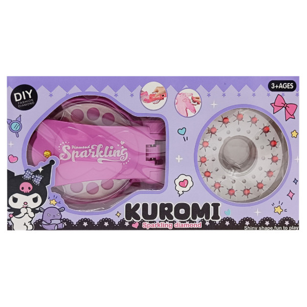 Набір для творчості "Kuromi" DM249-132(Violet) пристрій для кріплення страз стрази Набір для творчості "Kuromi" DM249-132(Violet) пристрій для кріплення страз стрази