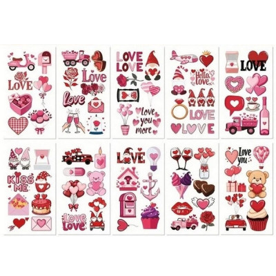 Набір тимчасових тату "Кольорові міні №2" color-tattoo-mini-set-2-30-F30 30 штук розмір 95 х 95 см Набір тимчасових тату "Кольорові міні №2" color-tattoo-mini-set-2-30-F30 30 штук розмір 95 х 95 см
