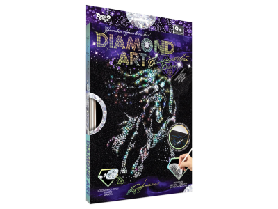 Комплект креативної творчості "DIAMOND ART" DAR-01 10 видів Нестримний