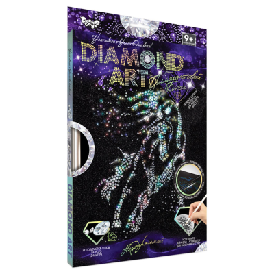 Комплект креативної творчості "DIAMOND ART" DAR-01 10 видів Нестримний