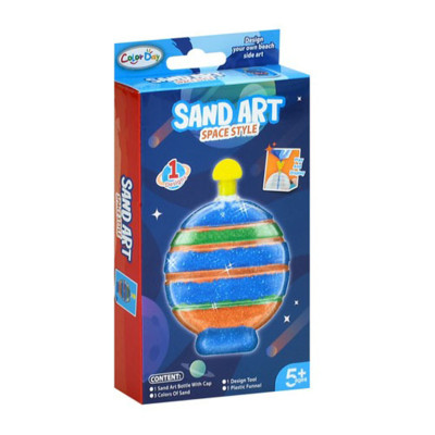 Набір для малювання піском "Куля" 8938-9-3 колба 3 кольори