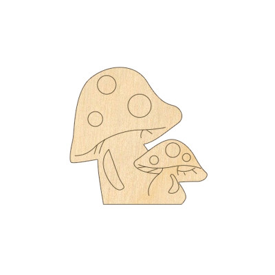 Фігурка для розмальовування та декорування "Грибочки" FDZ-253