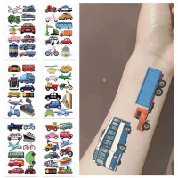 Набір тимчасових тату "Транспорт №1" transport-tattoo-1-10 10 штук розмір 12 х 7 см Набір тимчасових тату "Транспорт №1" transport-tattoo-1-10 10 штук розмір 12 х 7 см